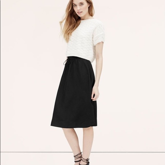 LOFT Dresses & Skirts - LOFT drawstring midi skirt